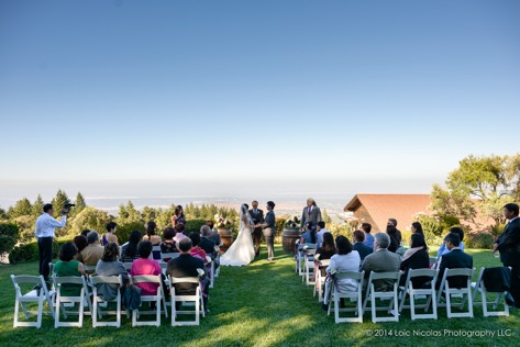 Small Weddings Thomas Fogarty Winery